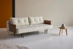 INNOVATION LIVING Schlafsofa mit Armlehnen Recast Plus dunkel