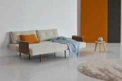 INNOVATION LIVING Schlafsofa mit Armlehnen Recast Plus dunkel