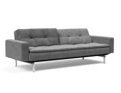 Outlet INNOVATION LIVING Schlafsofa mit Armlehnen Dublexo Chrom Charcoal