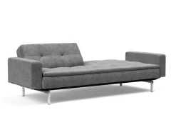 Outlet INNOVATION LIVING Schlafsofa mit Armlehnen Dublexo Chrom Charcoal