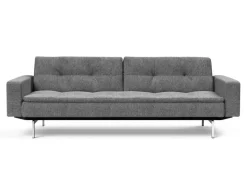 Outlet INNOVATION LIVING Schlafsofa mit Armlehnen Dublexo Chrom Charcoal