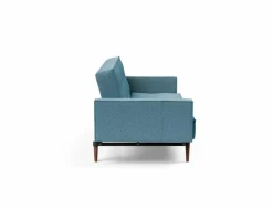 Best INNOVATION LIVING Schlafsofa mit Armlehnen Splitback Styletto dunkel Light Blue