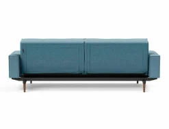 Best INNOVATION LIVING Schlafsofa mit Armlehnen Splitback Styletto dunkel Light Blue