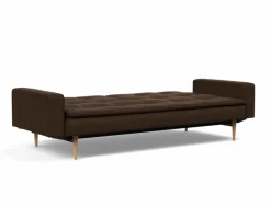 INNOVATION LIVING Schlafsofa mit Armlehnen Dublexo Styletto hell Chocco