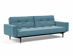INNOVATION LIVING Schlafsofa mit Armlehnen Splitback Styletto schwarz