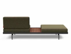 INNOVATION LIVING Schlafsofa Puri Walnuss Forest Green