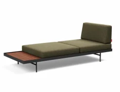 INNOVATION LIVING Schlafsofa Puri Walnuss Forest Green