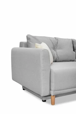 Discount BOOOM Schlafsofa Scandic Silbergrau