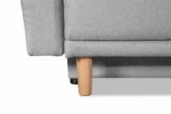 Discount BOOOM Schlafsofa Scandic Silbergrau
