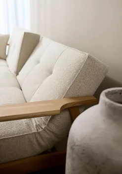 Best INNOVATION LIVING Schlafsofa Splitback Frej Eiche Off White