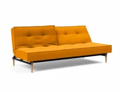Outlet INNOVATION LIVING Schlafsofa Splitback Styletto hell Curry