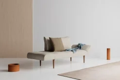 Discount INNOVATION LIVING Schlafsofa Zeal Styletto dunkel Beige