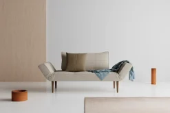 Discount INNOVATION LIVING Schlafsofa Zeal Styletto dunkel Beige