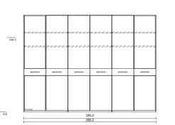 Outlet CASEDO Schlafzimmer-Set Burgos 4tlg. Eiche