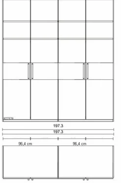 Wiemann Schlafzimmer-Set Kiruna 3tlg.