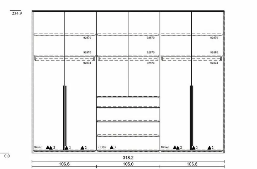 Lignum Schlafzimmer-Set Modus-S 4tlg.