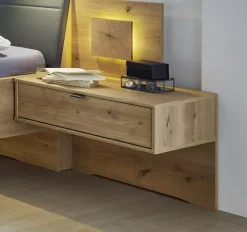 Outlet Wiemann Schlafzimmer-Set Naxos 4tlg. Eiche Bianco