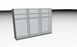 Outlet Musterring Schlafzimmer-Set San Diego 4tlg. Grau