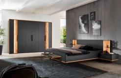 Outlet Wöstmann Schlafzimmer-Set WSL 8800 4tlg. Graphit