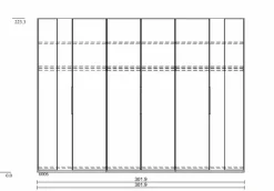 Outlet Wöstmann Schlafzimmer-Set WSL 8800 4tlg. Graphit