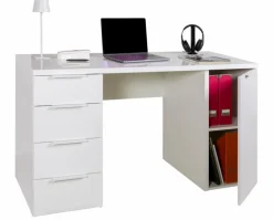 Sale Composad Schreibtisch Espresso Weiß