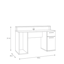 FORTE Schreibtisch Tezaur
