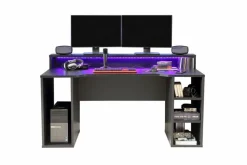 New FORTE Schreibtisch Tezaur Schwarz