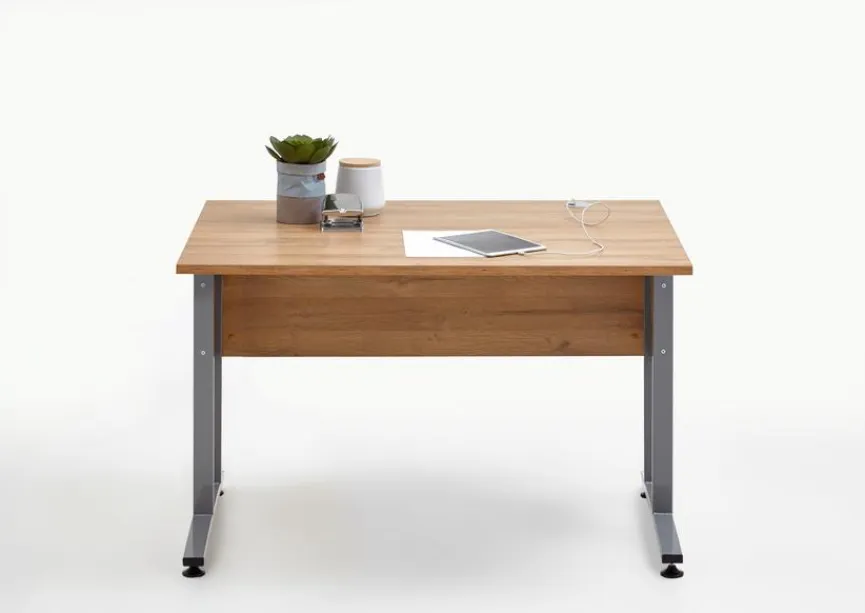 Best FMD Schreibtisch Calvia, 120 x 80 cm Alteiche