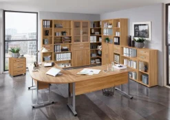 Best FMD Schreibtisch Calvia, 120 x 80 cm Alteiche