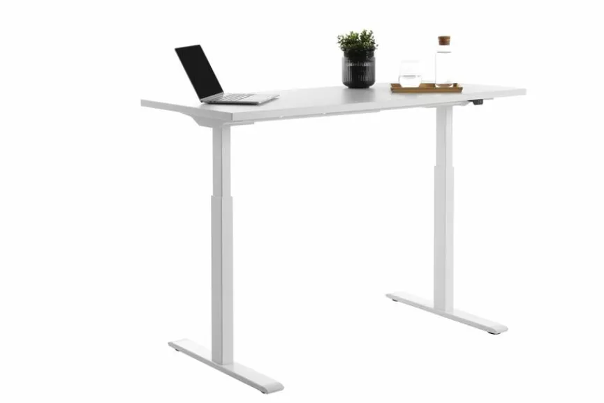 Hot Ergotec Schreibtisch elektrisch 140 x 60 cm Weiß