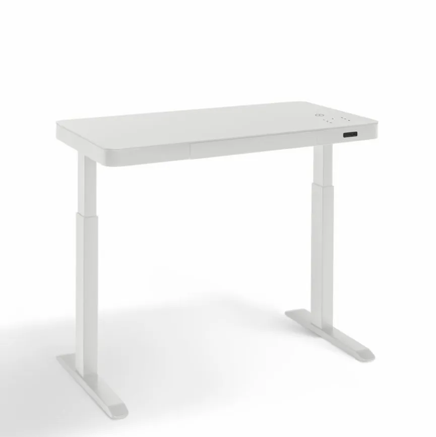 Hot Schreibtisch elektrisch Bonmedico Weiß