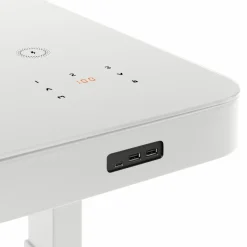 Hot Schreibtisch elektrisch Bonmedico Weiß