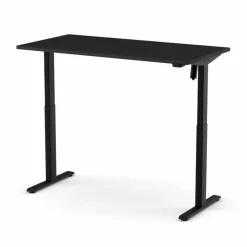 New NowyStyl Schreibtisch elektrisch eComo 140 x 70 cm Black