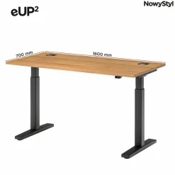 Online NowyStyl Schreibtisch elektrisch eUP2 160 x 70 cm Braun