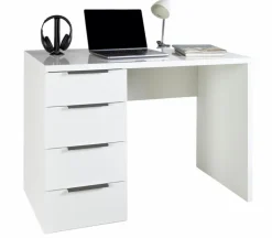 Online Composad Schreibtisch Massimo Weiß Hochglanz