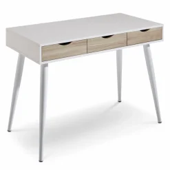 Actona Schreibtisch Neptun Eiche Weiß