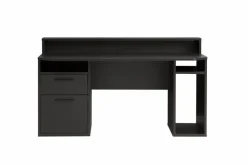 New FORTE Schreibtisch Tezaur Schwarz