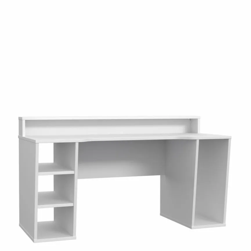 FORTE Schreibtisch Tezaur Weiß