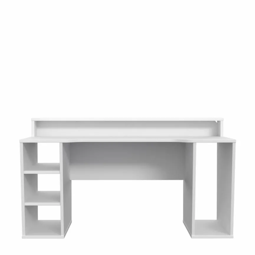 FORTE Schreibtisch Tezaur Weiß