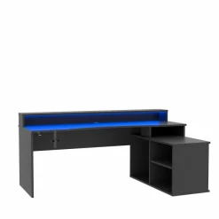 Sale FORTE Schreibtisch Tezaur Schwarz