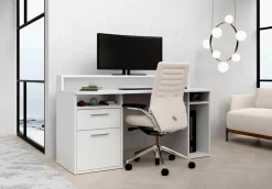 Clearance FORTE Schreibtisch Tezaur Weiß