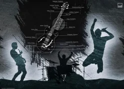 Online Moll Schreibtischunterlage Band Grau / Blau