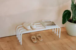 Discount Metallbude Schuhregal Camo Weiß