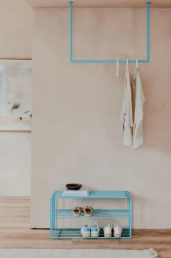 Discount Metallbude Schuhregal Neva Blueberry