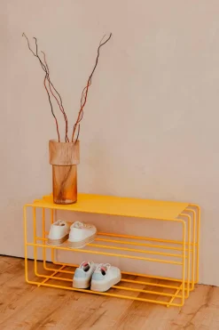 Metallbude Schuhregal Neva Mango