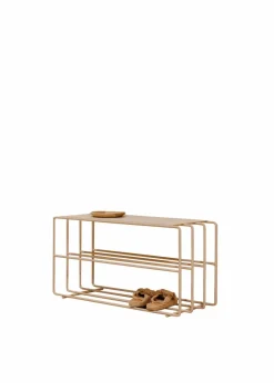 Discount Metallbude Schuhregal Neva Cashew