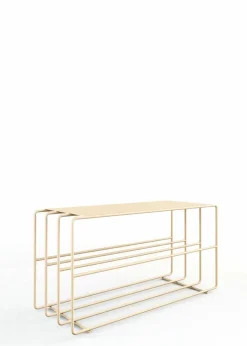 Discount Metallbude Schuhregal Neva Cashew