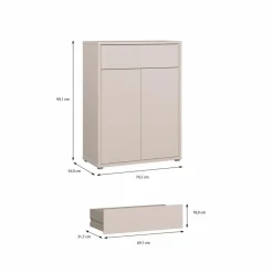 FORTE Schuhschrank Alice Springs