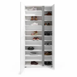 Clearance Schuhschrank Atrium Weiß Hochglanz