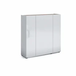 Clearance Schuhschrank Positano Weiß / Hochglanz